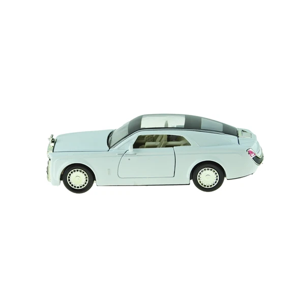 Oyuncak Metal Araba Çek Bırak Işıklı Sesli Phantom 13 cm Beyaz - 3