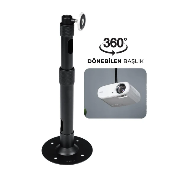 Havit MA304 Projeksiyon Tavan Askı Aparatı 360 Derece