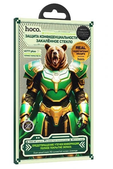 Hoco iPhone 13 Pro Uyumlu Bear Shield Hayalet Cam Ekran Koruyucu - Resim 8