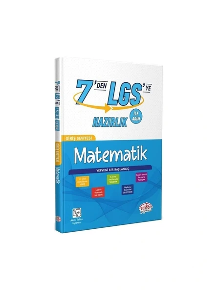 Editör Yayınları 7’den LGS’ye Hazırlık Matematik Yeni