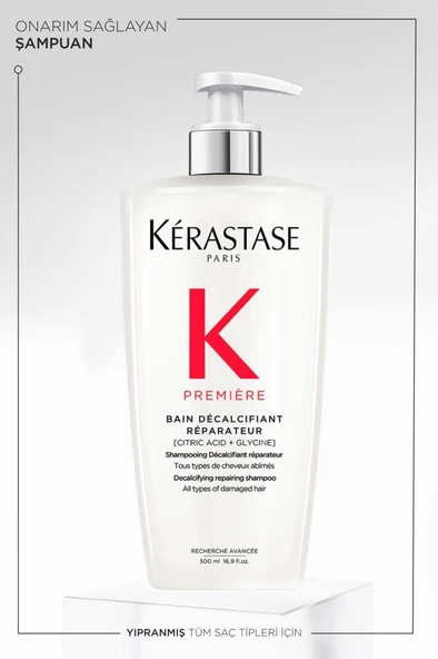 Kerastase Première Bain Decalcifiant Reparateur Yıpranmış Saçlar Için Onarım Şampuan 500 ml - 2