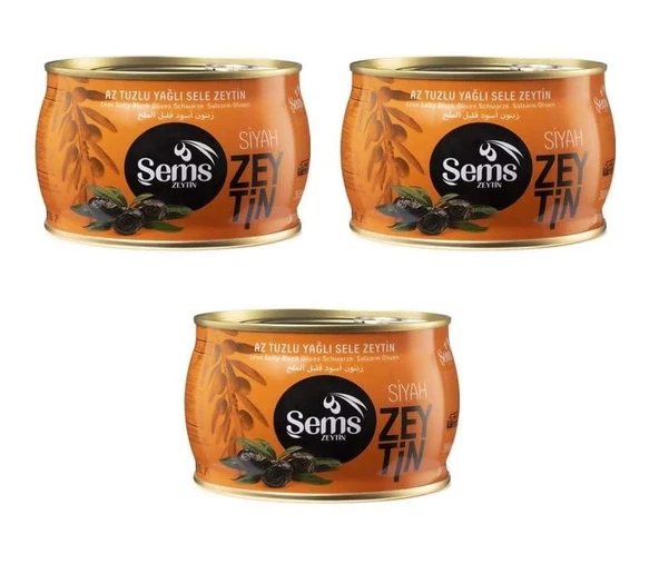 Şems 321-350 Kalibre Zeytin 300 gr (XS) ( 3'lü ekonomik paket )