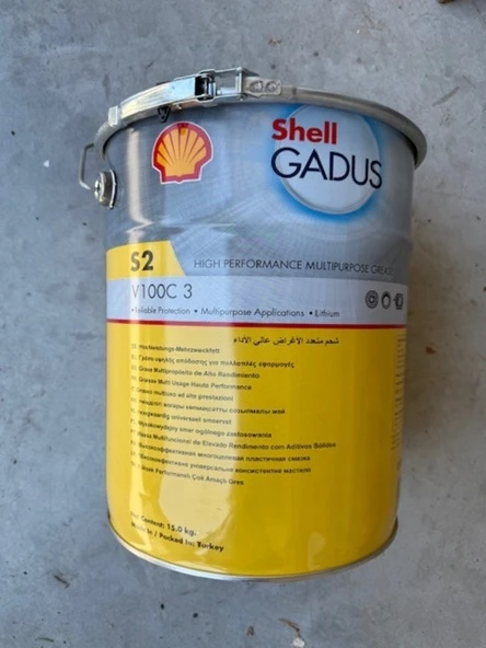 SHELL GADUS S2 V100C 3 Gres Yağı 15 kg
