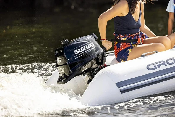 Suzuki DF 6 AS HP Kısa Şaft Manuel 4 Zamanlı Deniz Motoru - Resim 3