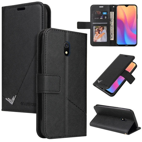 Kılıf Cüzdanı - Xiaomi Redmi 8A - Siyah