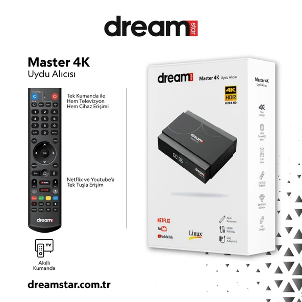 Dreamstar Master 4K Ultra HD IP Uydu Alıcısı - 7