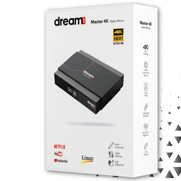 Dreamstar Master 4K Ultra HD IP Uydu Alıcısı - 4