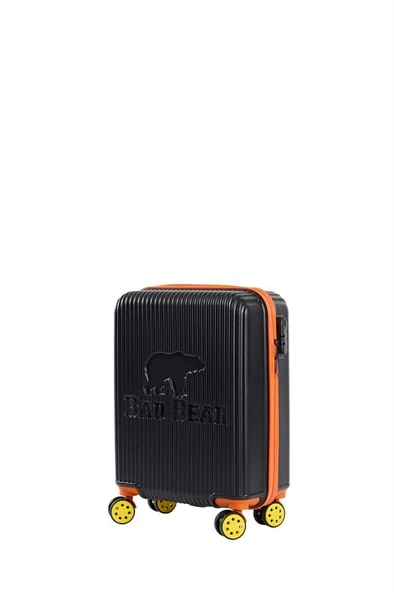 Bad Bear Logo Suitcase 23.01.80.003S Siyah Kabin Küçük Boy Valiz 40LT - 3