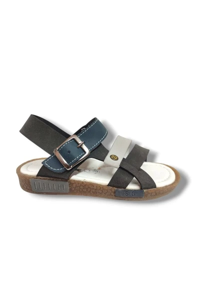 Şiringenç 1510-20 Anatomik Çirt Bant Erkek Çocuk Sandalet Lacivert Füme - Resim 2
