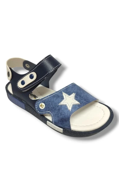 Şiringenç 1517-20 Anatomik Çirt Bant Erkek Çocuk Sandalet Lacivert Mavi ürün görseli