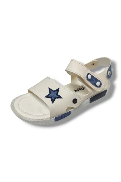 Şiringenç 1525-20 Anatomik Çirt Bant Erkek Çocuk Sandalet Beyaz Mavi ürün görseli