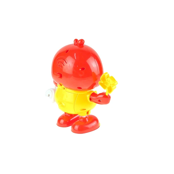 Oyuncak Sevimli Yavru Ördek Işıklı Sesli Rüzgar Güllü 20 Cm - 4