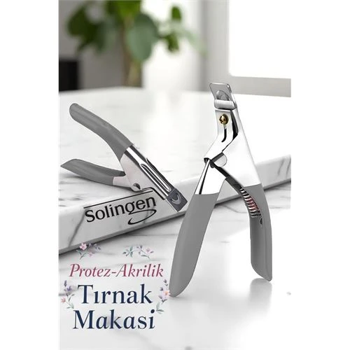 Akrilik Tırnak Makası - 3 Model Kesebilen Protez Tırnak Kesici Solingen Professional
