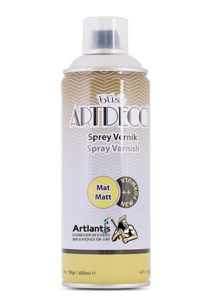 Mat Akrilik Vernik 400 ml Sprey 1 Adet Kalıcı Şeffaf Koruma İç ve Dış Mekan Çizilmeye Karşı Dayanıklı Kalıcı