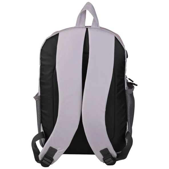 Galatasaray Lisanslı Silver Şerit Gri Sırt Çantası Çift Bölmeli 24540 - Resim 2