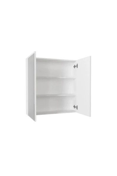 ARS GRUP MOBİLYA Home Lavabo Dolabı Aynalı Lavabo Dolabı Banyo Dolabı Raflı Dolap Ars 6060 - 3
