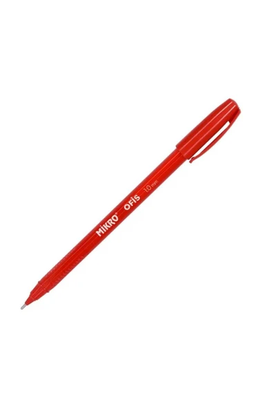 Mikro M-40 Ofis Tipi Tükenmez Kalem Kırmızı 1.0 Mm- 50 Adet - 2