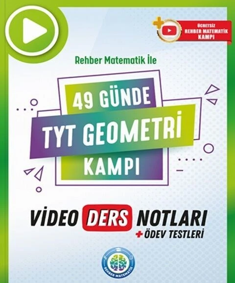 Rehber Matematik 49 Günde TYT Geometri Video Ders Notları ürün görseli 1