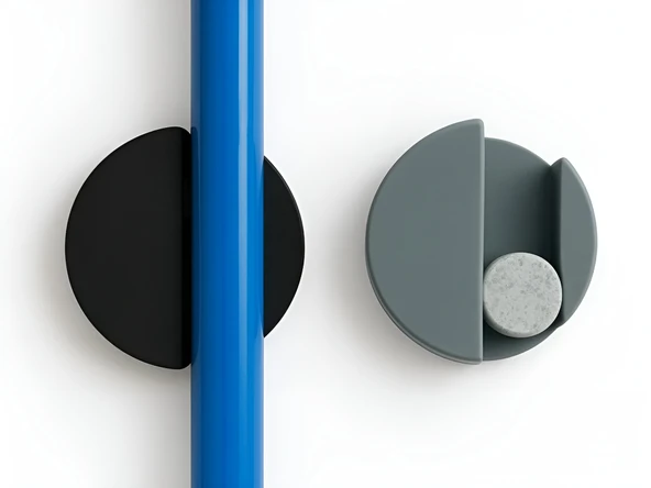 Çok Amaçlı Duvar Tipi Süpürge & Mop Tutucu / Otomatik / Bantlı Montaj