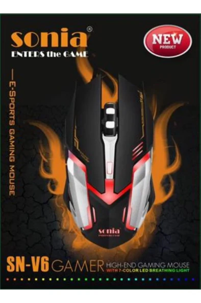 Sonia Kablolu Oyuncu Mouse Sn-v6 - 2