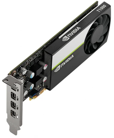 PNY VCNT1000 4GB DDR6 128Bit 4 xDISPLAY ÇIKIŞLI PASİF SOĞUTUCULU YAPAY ZEKA AI EKRAN KARTI  (VCNT1000-SB) - 2