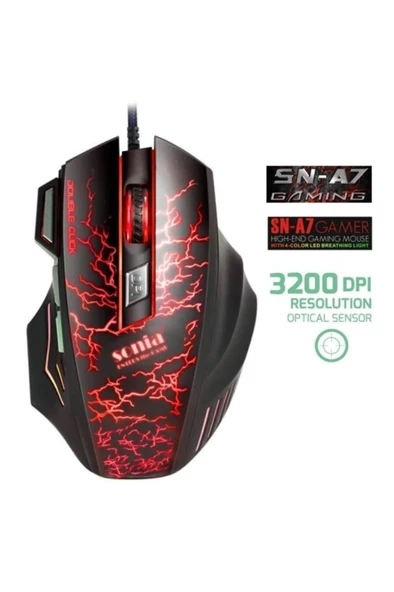 Kablolu Oyuncu Mouse Sn-A7 - 2