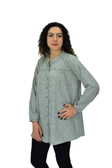 Kadın Kol Lastikli Bluz BGL-ST04645 - Resim 12