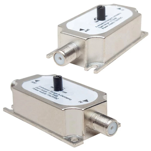 TV & Uydu için Inline Amplifier 15-30dB | 47-2150MHz Sinyal Arttırıcı - 2
