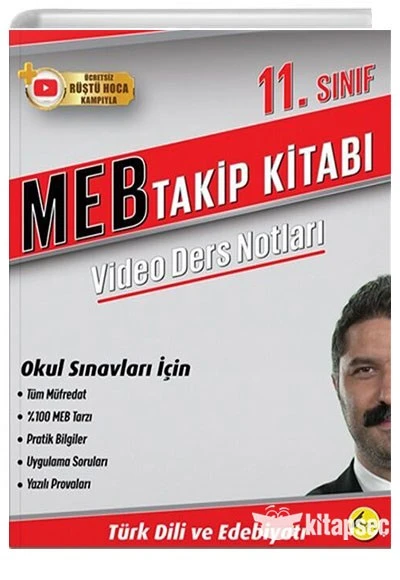 11. Sınıf Türk Dili ve Edebiyatı MEB Takip Kitabı Rüştü Hoca