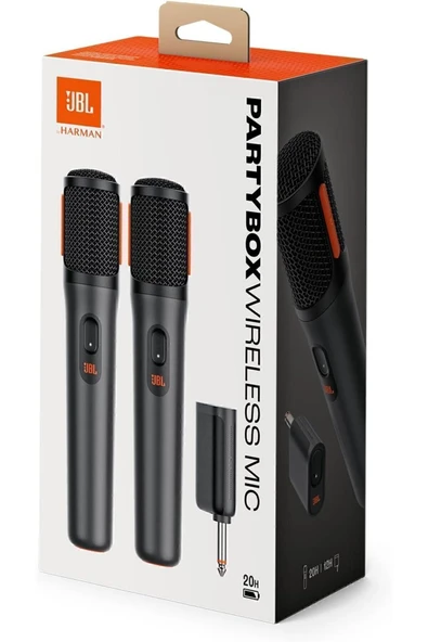 JBL Partybox 2'li Kablosuz Mikrofon Seti - 6