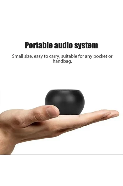 Desingshop Taşınabilir Bluetooth Mini Speaker Kablosuz Mavi - 3