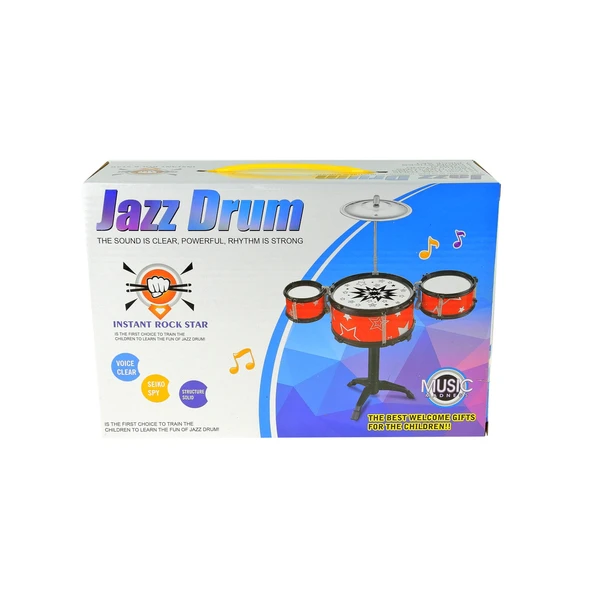 Oyuncak Davul Seti Jazz Drum Davul Seti Mini Set - 2