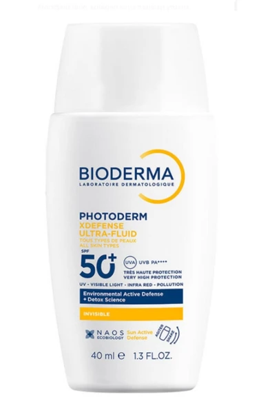 Bioderma Photoderm XDefense Spf50+ Tüm Cilt Tipleri İçin Renksiz Güneş Kremi 40 ml - 1