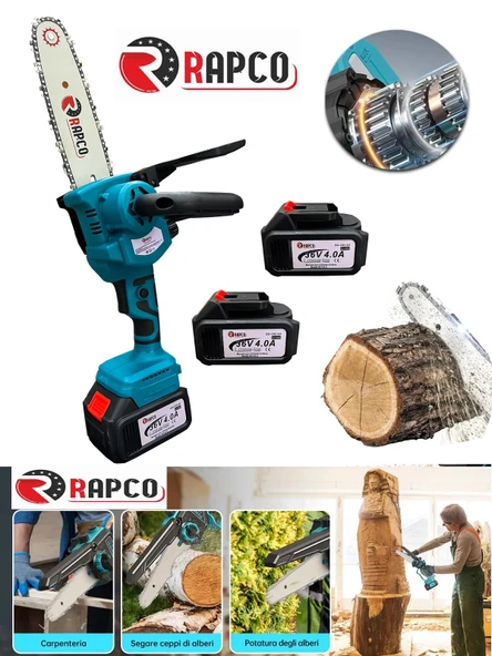 Germany Style Rapco Çift Akülü 24 cm Palalı Ağaç Kesme Dal Budama Odun Kesme Testeresi - 2