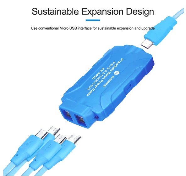 SUNSHİNE SS-905D GÜÇ KAYNAĞI AKIM TEST KABLOSU ANDROİD VE İPHONE 6G 14 PRO MAX ARASI - Resim 9