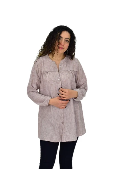 Kadın Kol Lastikli Bluz BGL-ST04645 - Resim 2