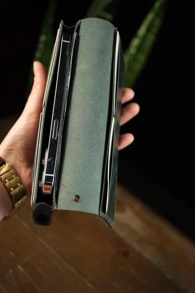 BİDERİ ASOS HAKİKİ DERİ ÇOK FONKSİYONLU CÜZDAN TABA - 5