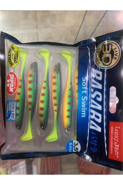 LUCKY JOHN Basara silikon balık yem - 3
