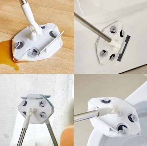 Islak Mendil Uyumlu Pratik Çek Çekli Mop - 5