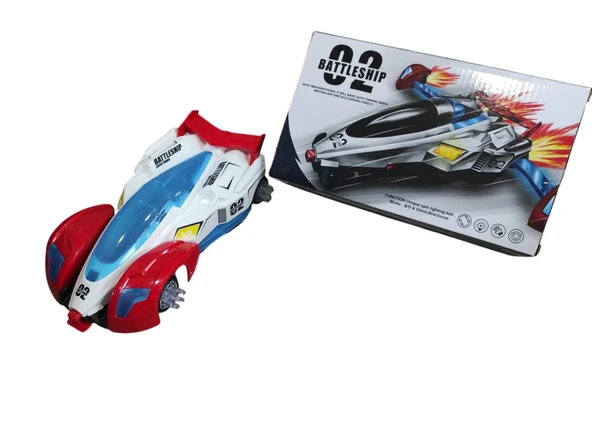 23 cm Sesli ışıklı Hareketli Space Car  1530