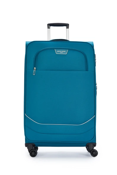 Pierre Cardin Ultra Light Kumaş Büyük Boy Valiz Petrol PC7050