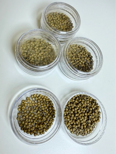 HairPim 8 Numara Boncuk Silikonlu (Paket 500 Adet) - 2