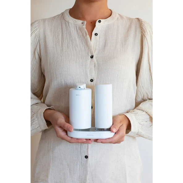 Brabantıa Sınkstyle Fresh Whıte Sabunluk Seti 2X200ML ürün görseli 1