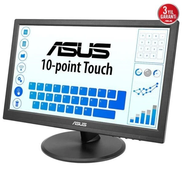 ASUS 15.6" IPS DOKUNMATIK VT169HE 5MS 60HZ HDMI TAŞINABİLİR MONİTÖR 1920X1080 - 3