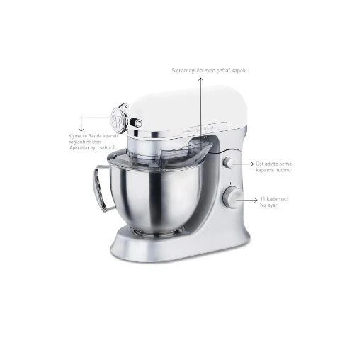 Pro Mıx Stand Mixer Vanilya/Satin - 3