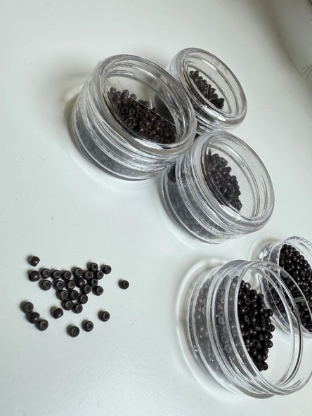 HairPim 5 Numara Boncuk Silikonlu (Paket 500 adet) - 3