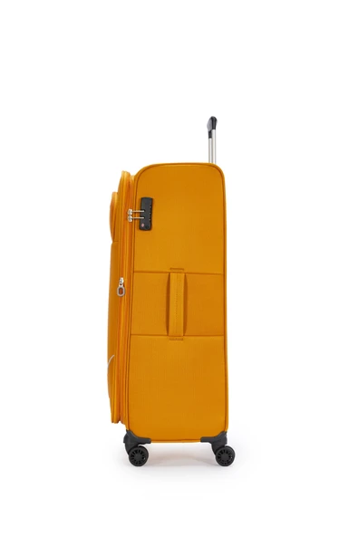 Pierre Cardin Ultra Light Kumaş Büyük Boy Valiz Hardal PC7050 - 2
