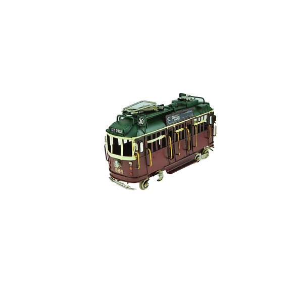 Dekoratif Metal Tramway Klasik 20 Cm - 3