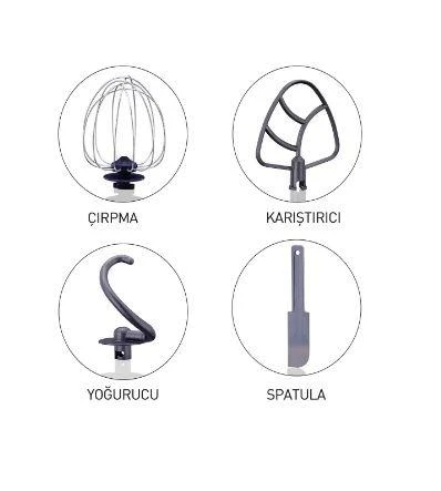 Pro Mıx Stand Mixer Vanilya/Satin - 5