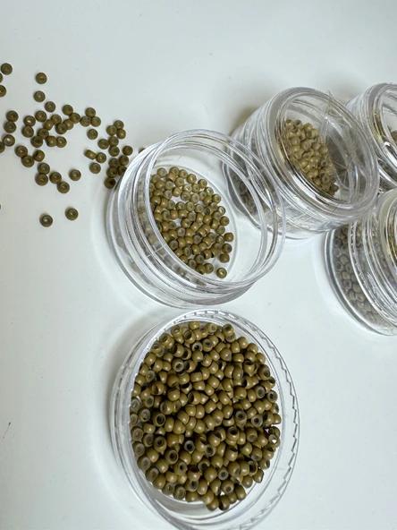 HairPim 8 Numara Boncuk Silikonlu (Paket 500 Adet) - 3